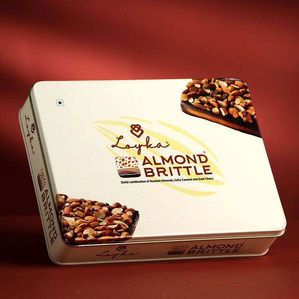 Almond Brittle Royal Tin 15 pcs box