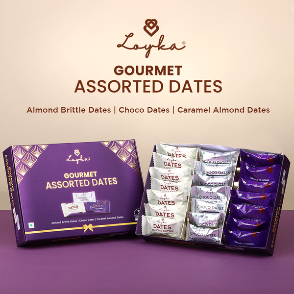 Gourmet Assorted Dates (21 Pcs) Box