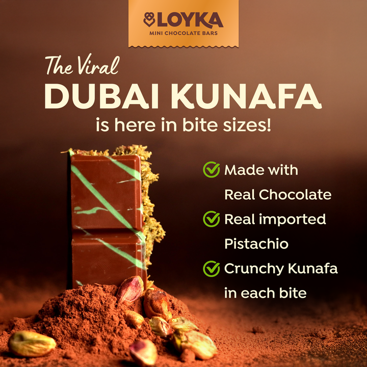 Dubai Kunafa Chocolate Bar