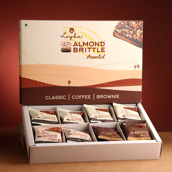 Almond Brittle Assorted 24 Pcs Box