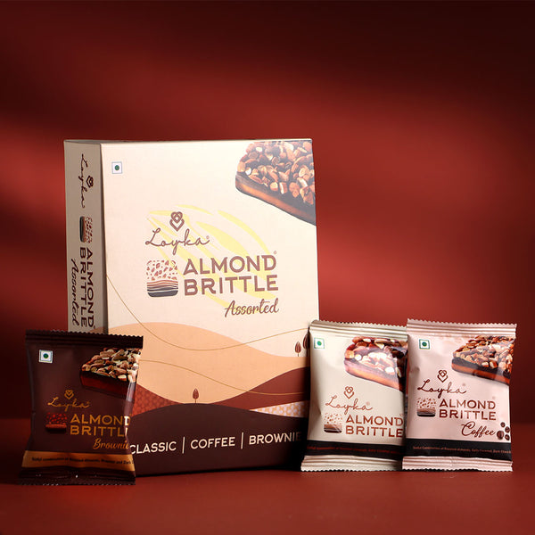 Almond Brittle Assorted 12 Pcs Box