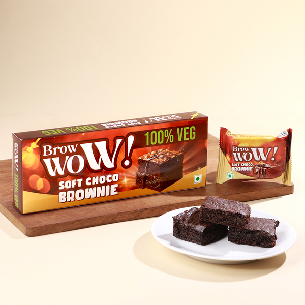 BrowWow - Soft Choco Brownie (4 pcs) Box