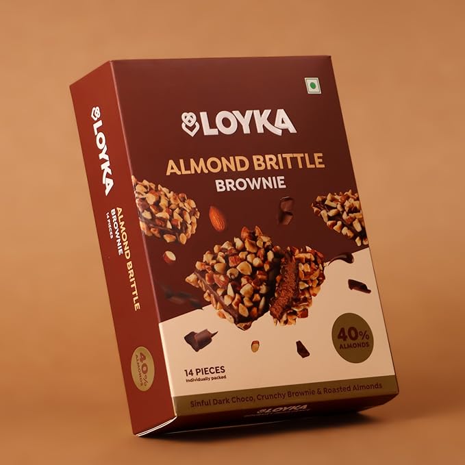 Almond Brittle Brownie 14 Pcs Box