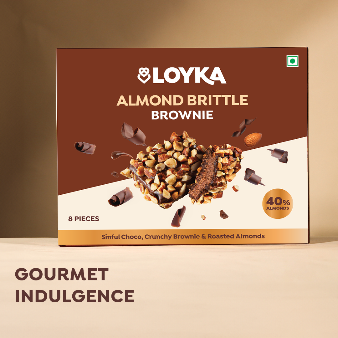 Almond Brittle Brownie 8pcs