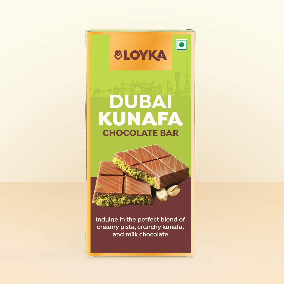Dubai Kunafa Chocolate Bar