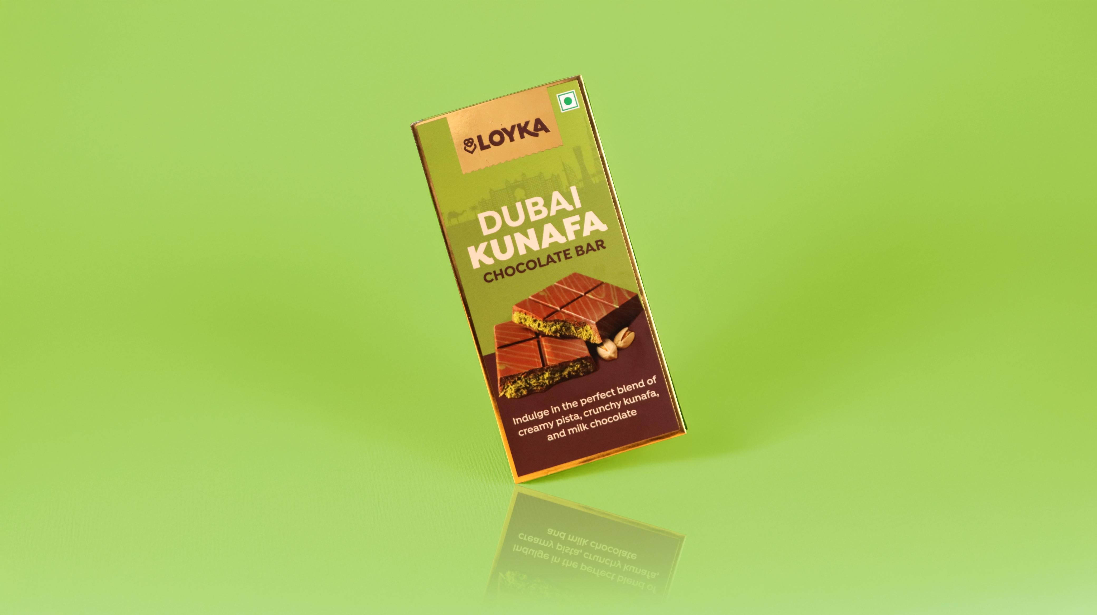 Dubai Kunafa Chocolate Bar