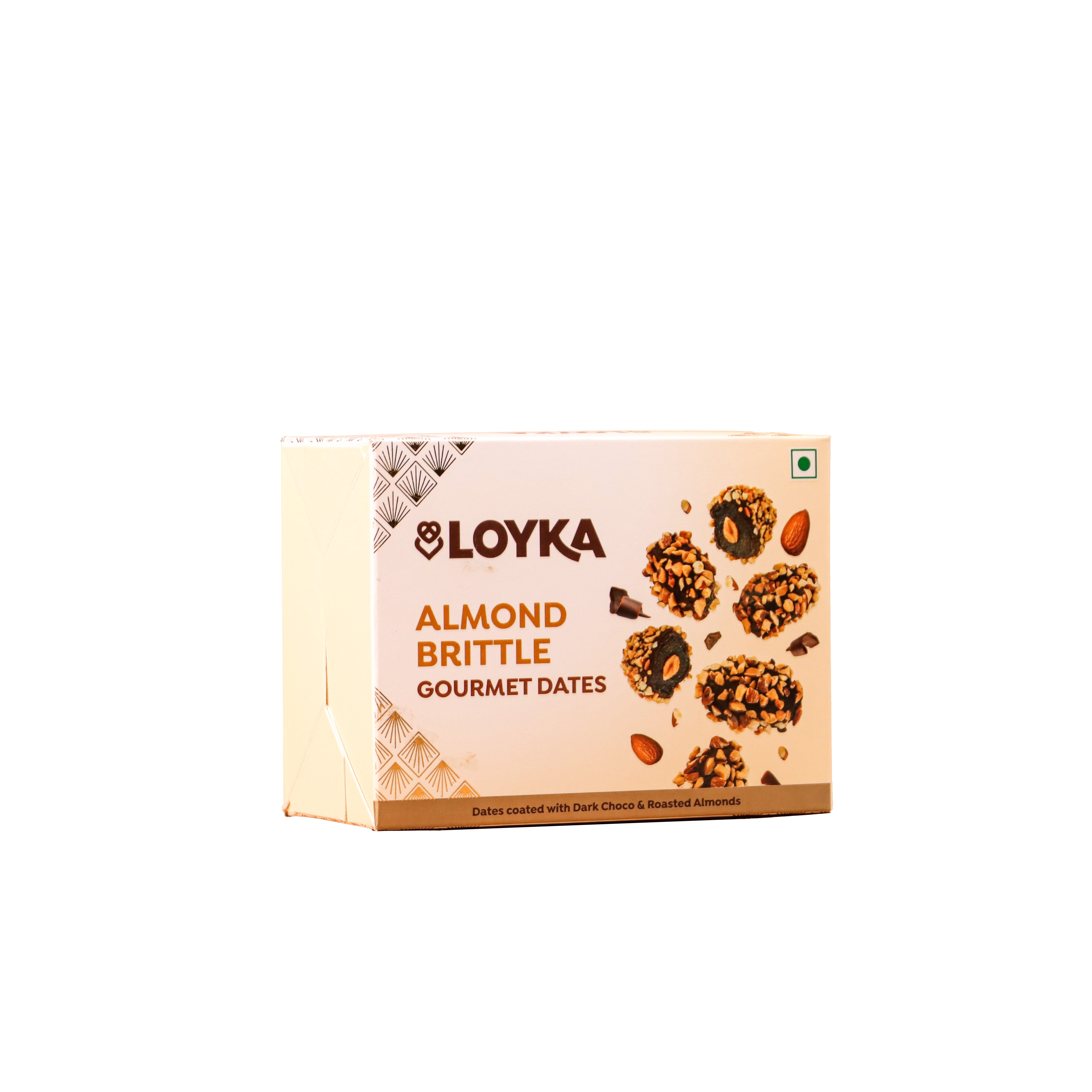 Almond Brittle Gourmet Dates Box 100g