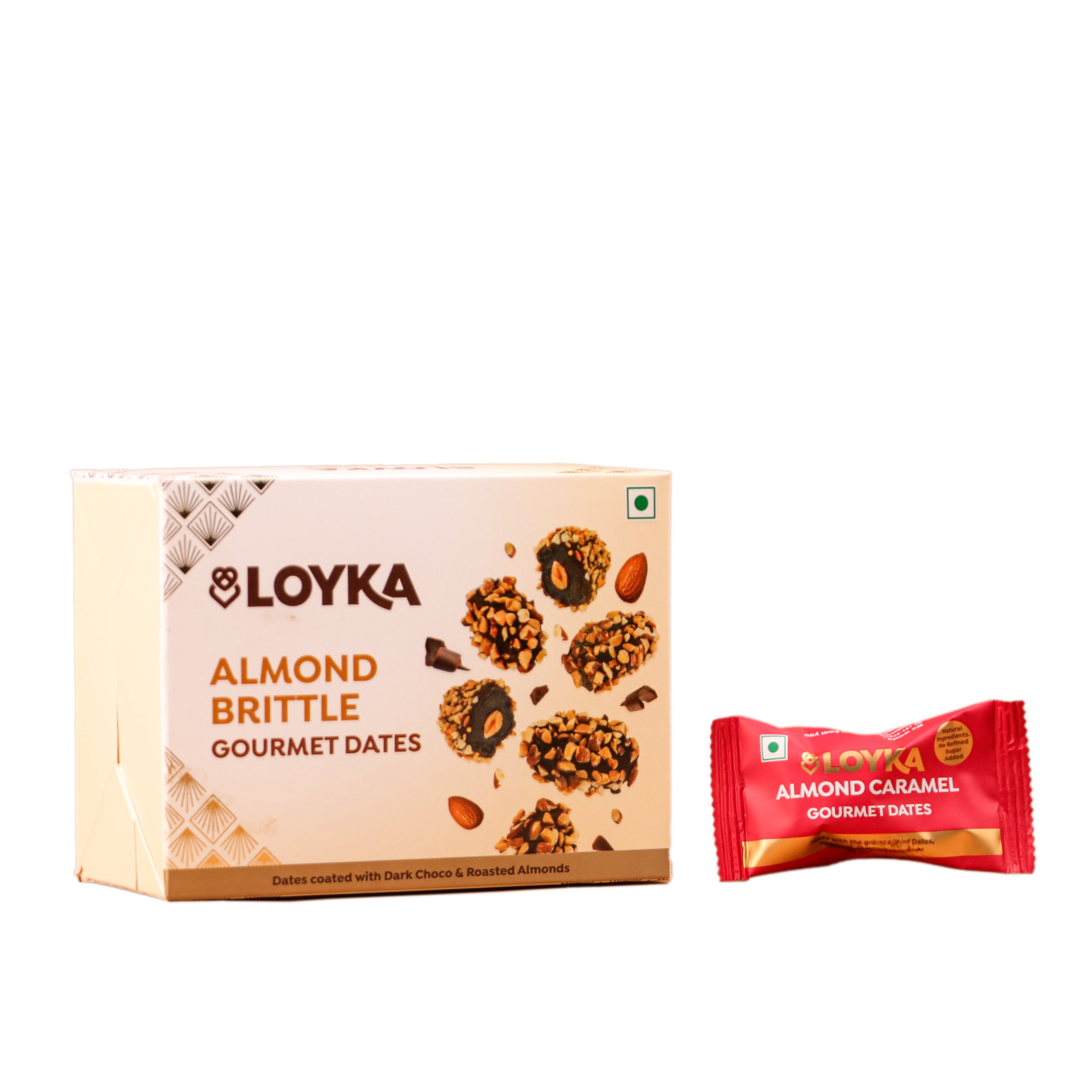 Almond Brittle Gourmet Dates Box 100g