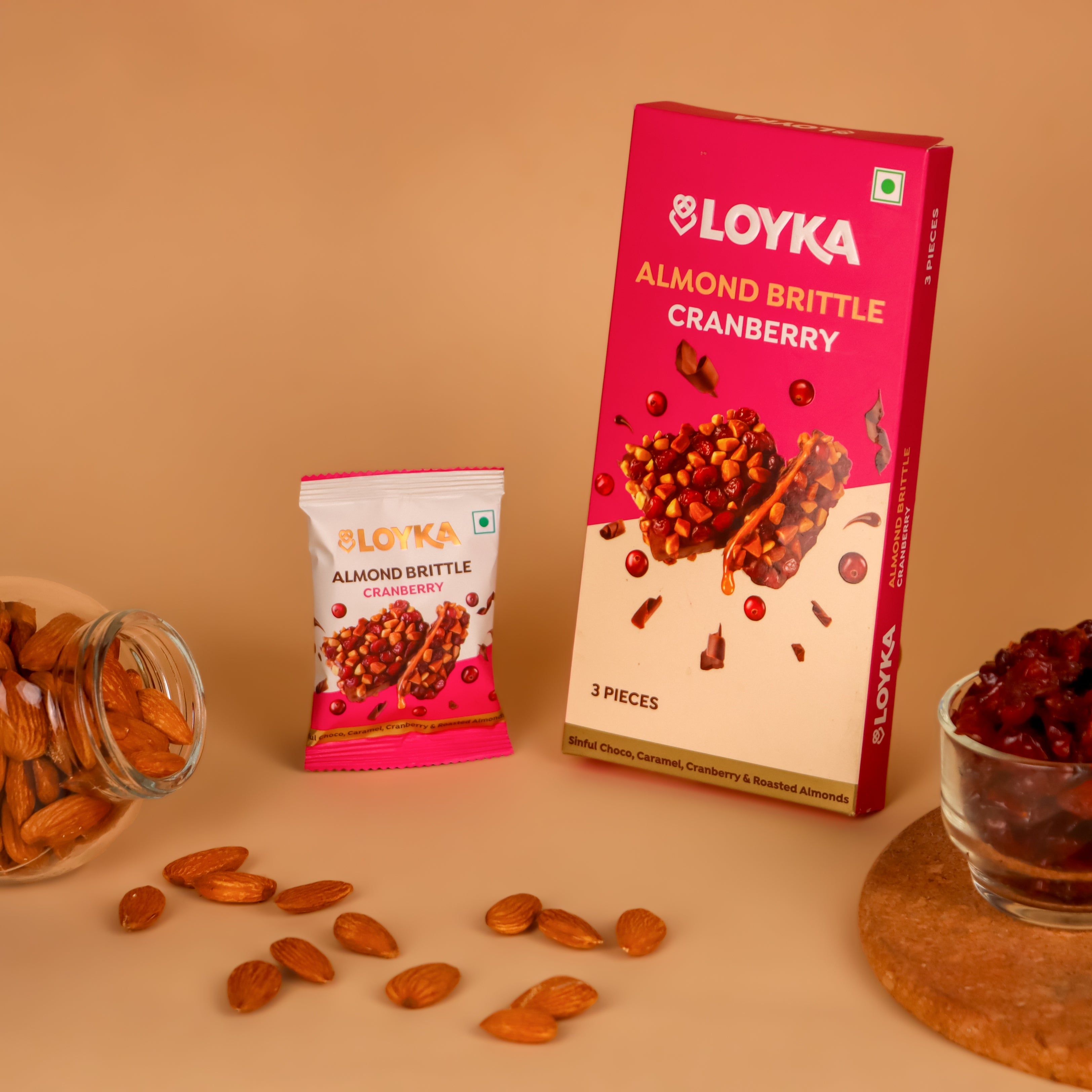 Loyka Cranberry Brittle 3pcs