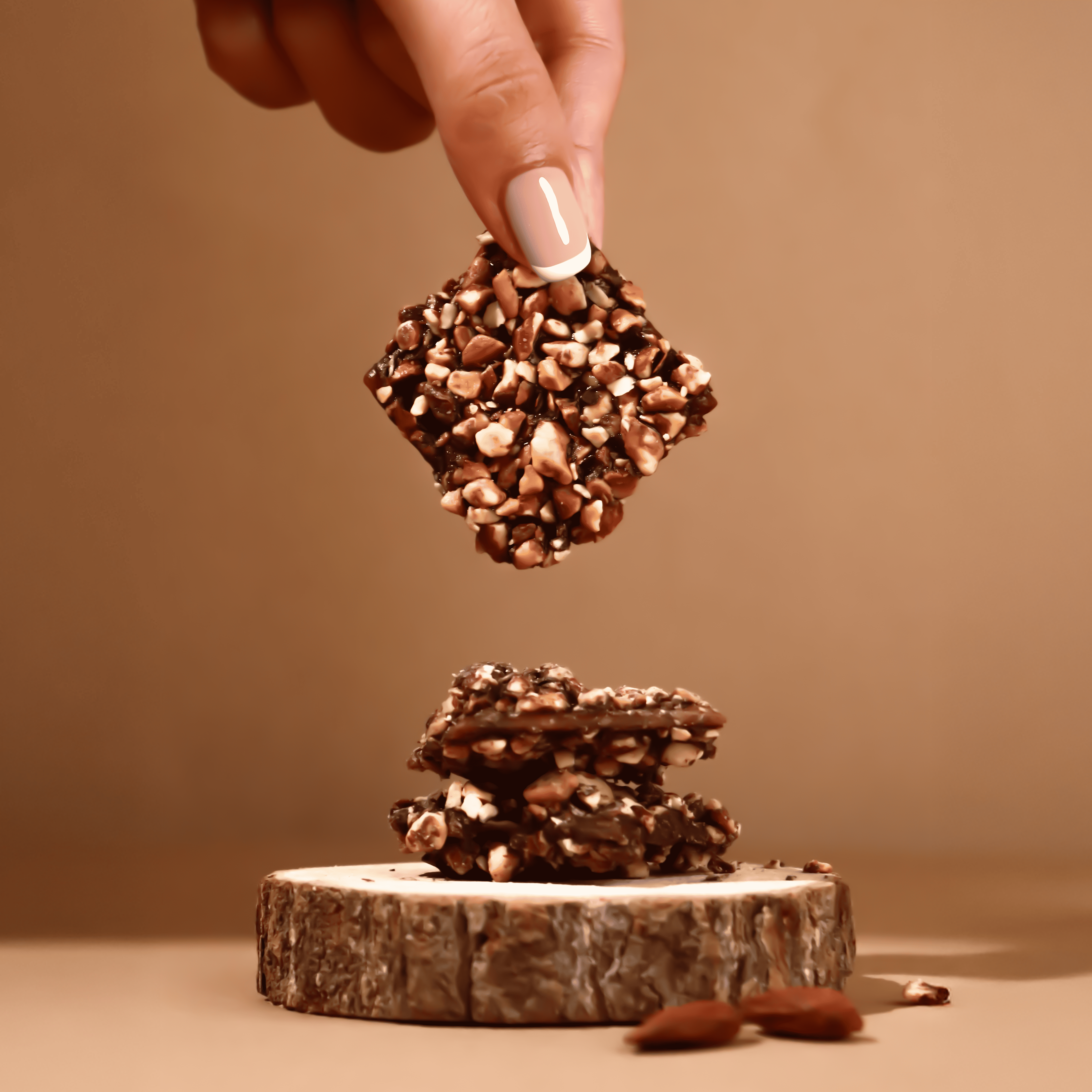 Almond Brittle 12 pcs Box (No Added Sugar)