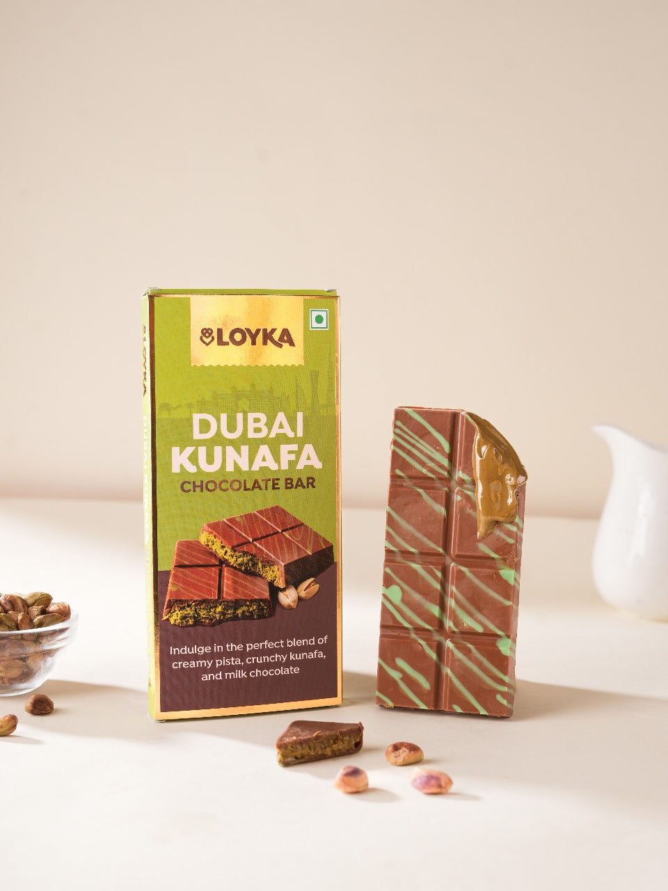 Dubai Kunafa Chocolate Bar