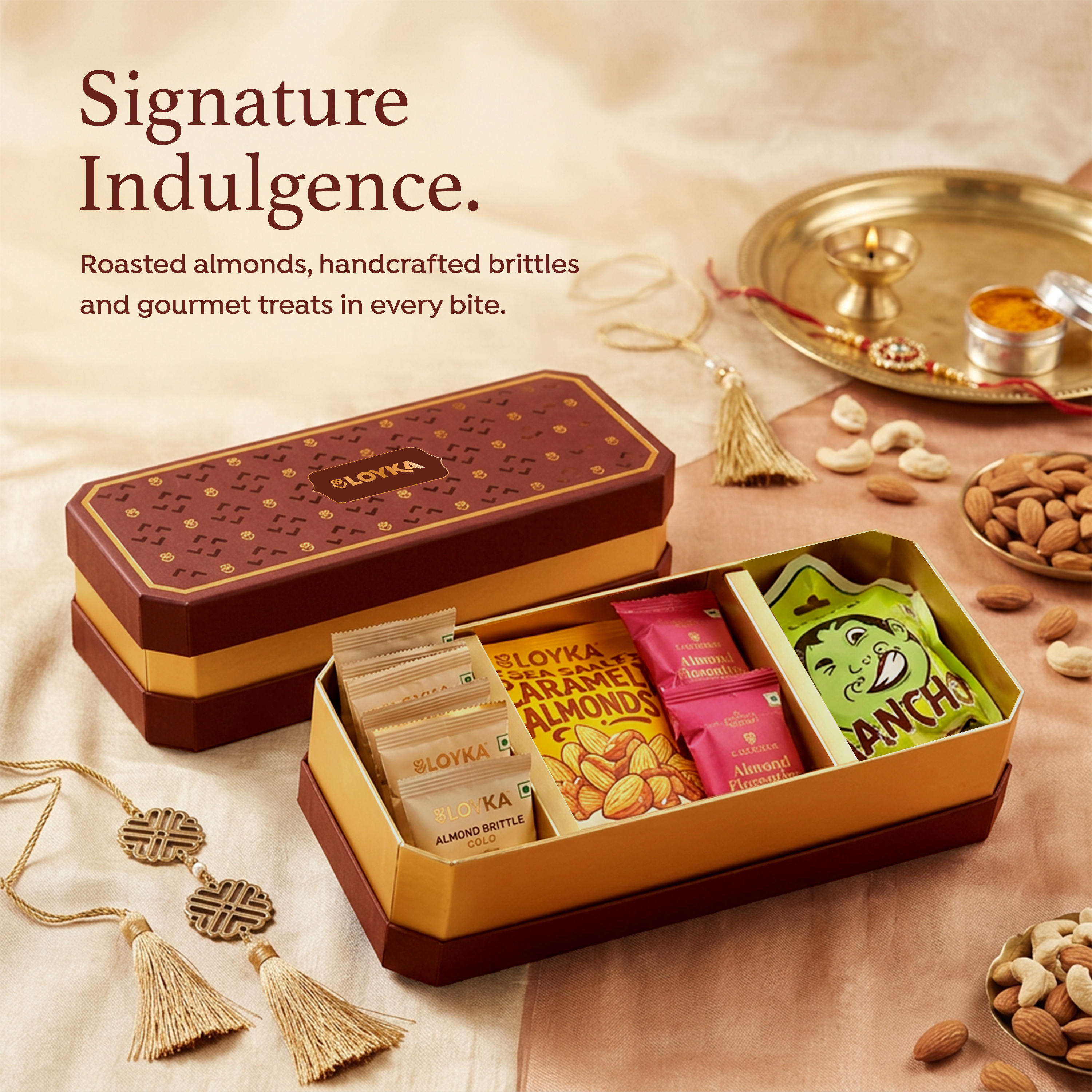 Nutty Trio Rakhi Box