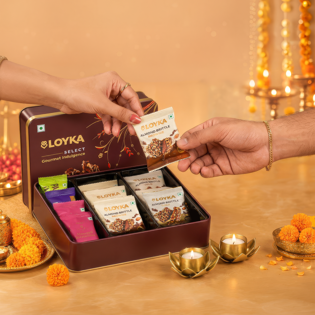 Loyka Select Majestic Maroon Tin (Reusable) Box