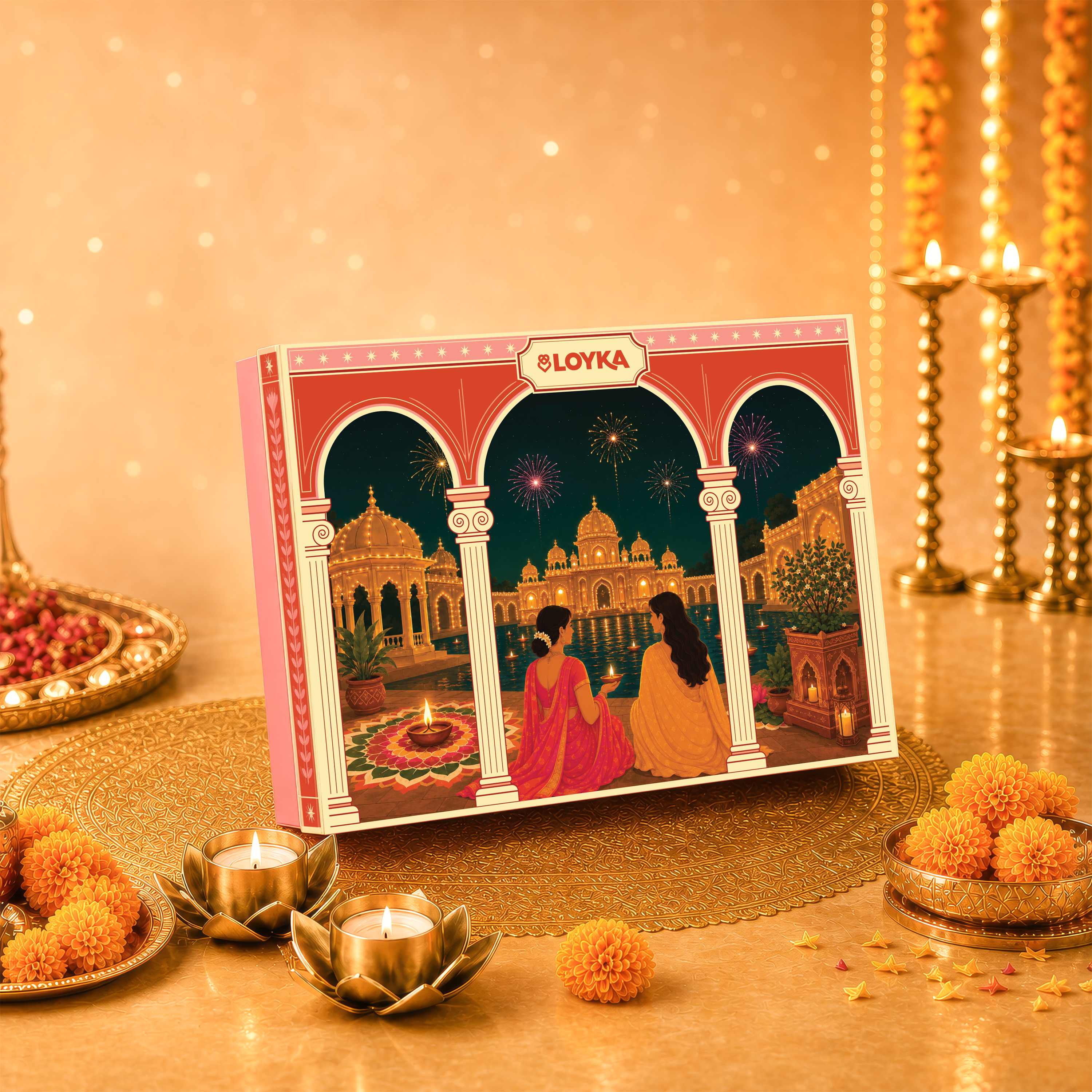 LOYKA Rajmahal Box (Dry Fruits Choco Box)