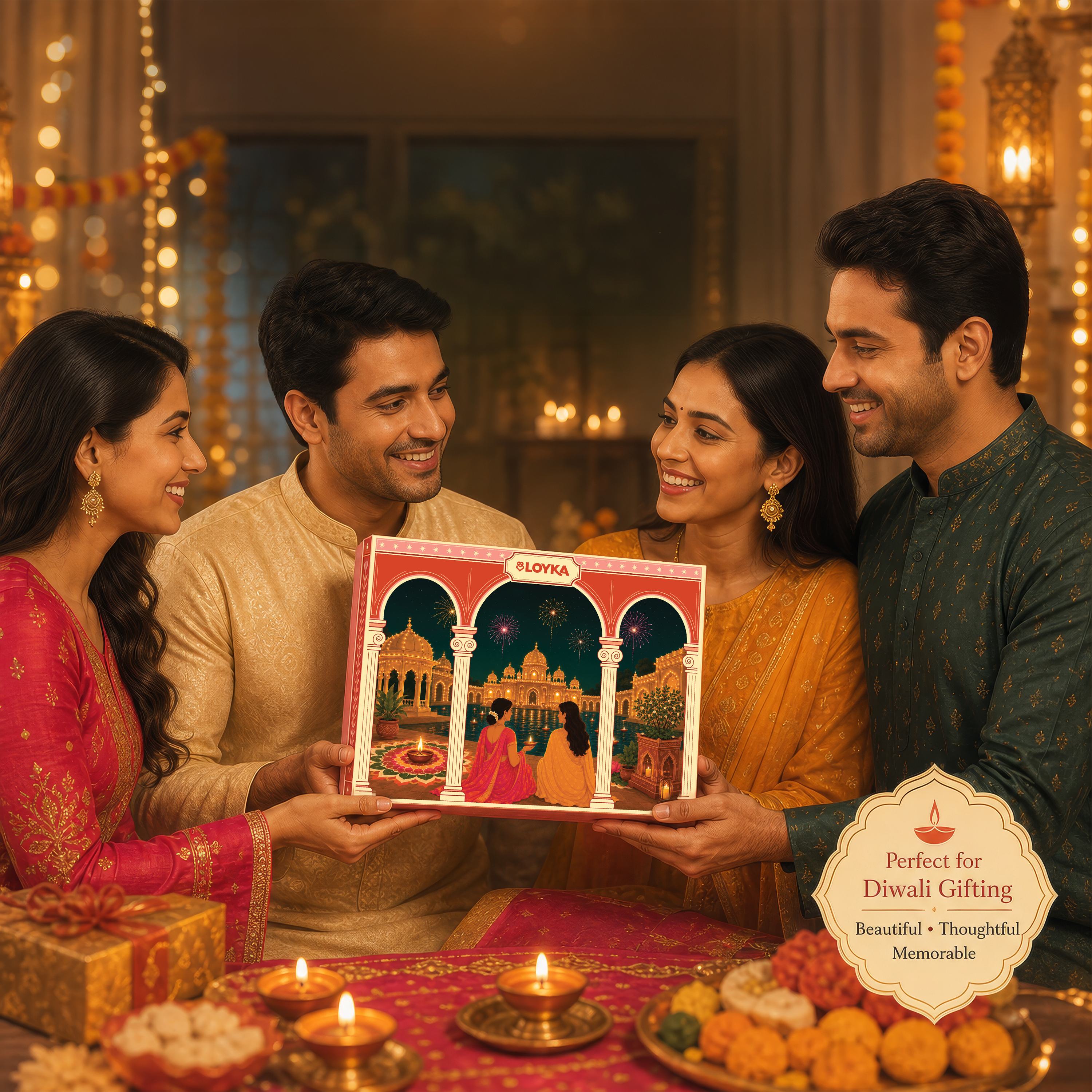 LOYKA Rajmahal Box (Dry Fruits Choco Box)