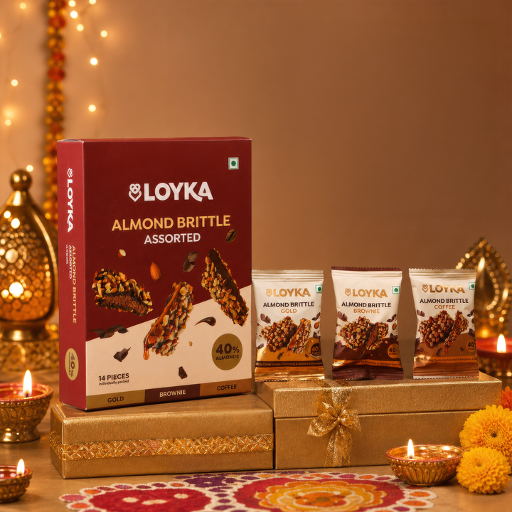 Almond Brittle Assorted 14 Pcs Box
