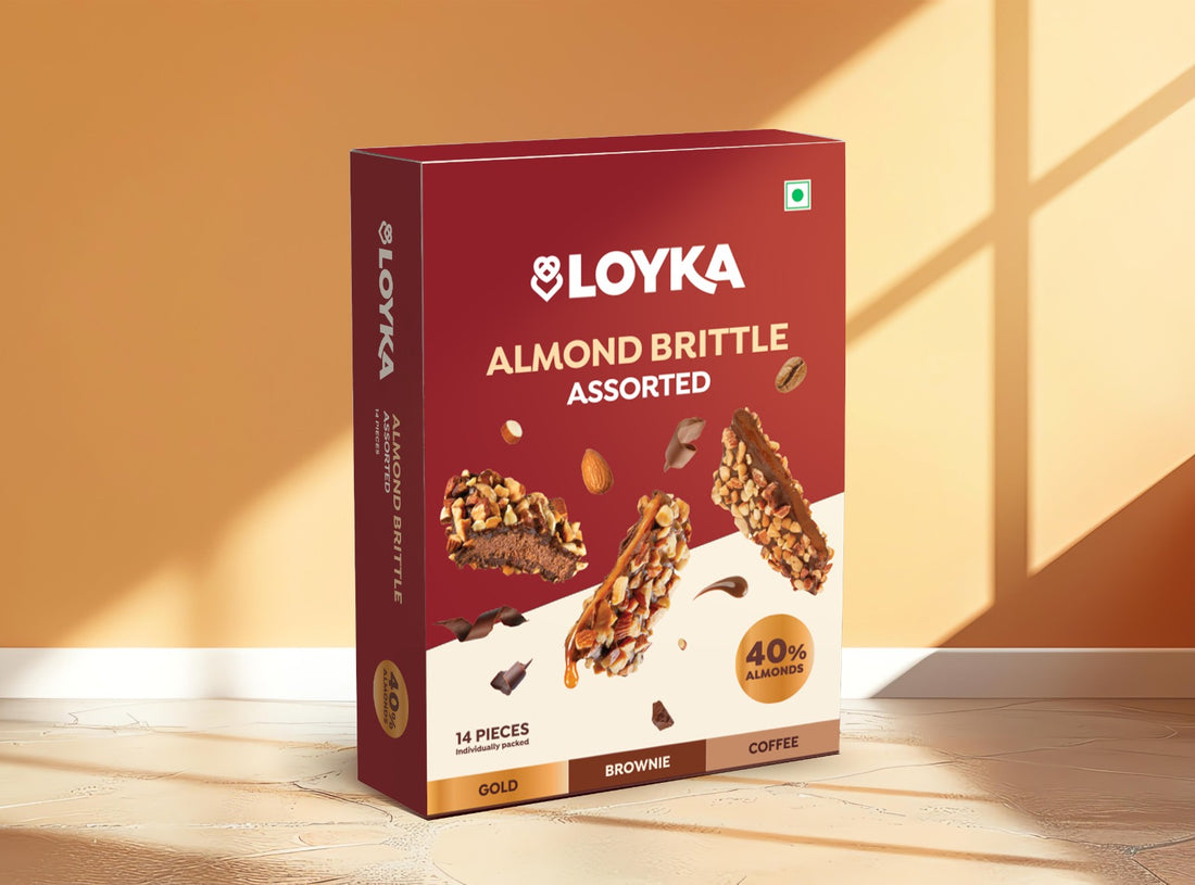 Almond Brittle Assorted 14 Pcs Box
