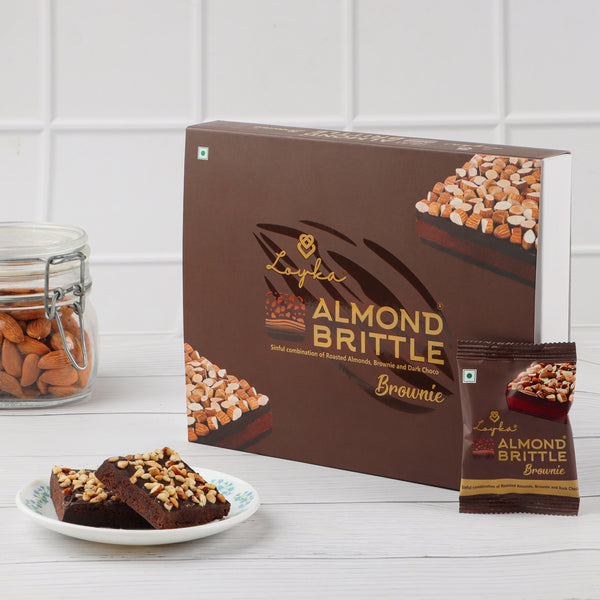 Almond Brittle Brownie 7 pcs Box