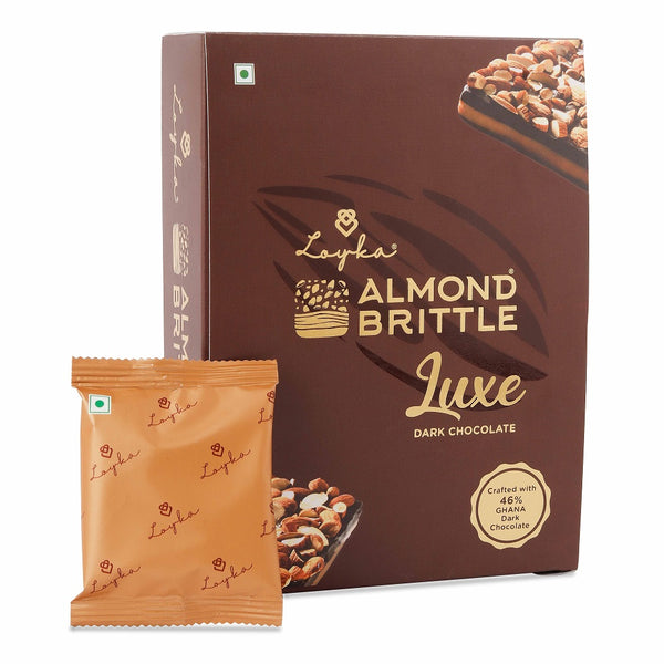 Almond Brittle Luxe 12 pcs Box (Dark Chocolate)